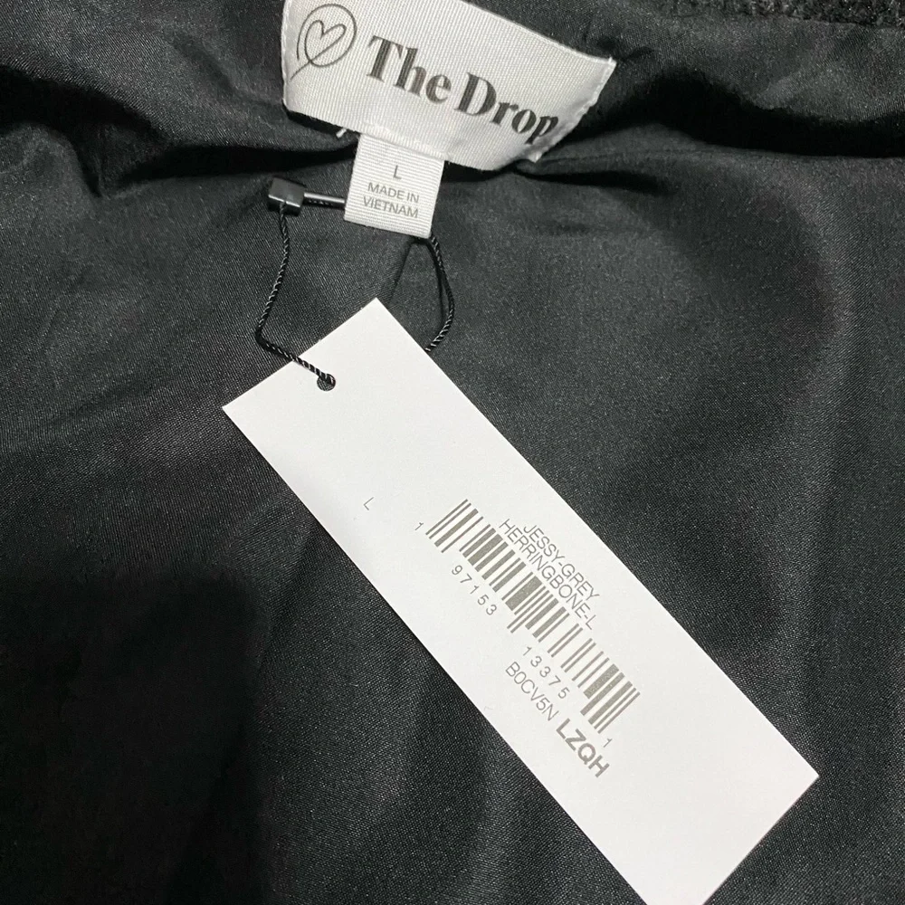 The Drop womens Jessy Elongated Overcoat size Large - Picture 15 of 15